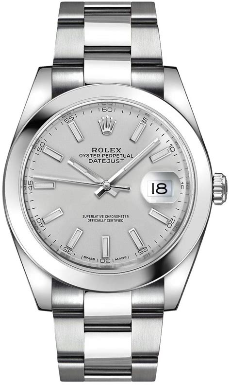 silver men's rolex watch|silver rolex cost.